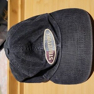 Structure Vintage Corduroy Cap with adjustable leather strap